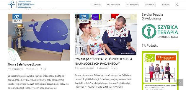 EFIMED & Samodzielny Szpital Kliniczny nr 1 w Zabrzu w projektcie: “SZPITAL Z UŚMIECHEM DLA NAJMŁODSZYCH PACJENTÓW”