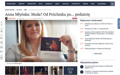 Ogólnopolskie wydanie Dziennika Zachodniego – Anna Młyńska: Moda? Od Próchnika po… pediatrię