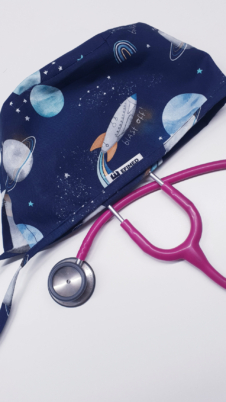 Czepek chirurgiczny wzór kosmos EFIMED